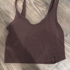 Lululemon align Chocolate Brown Tank Top
